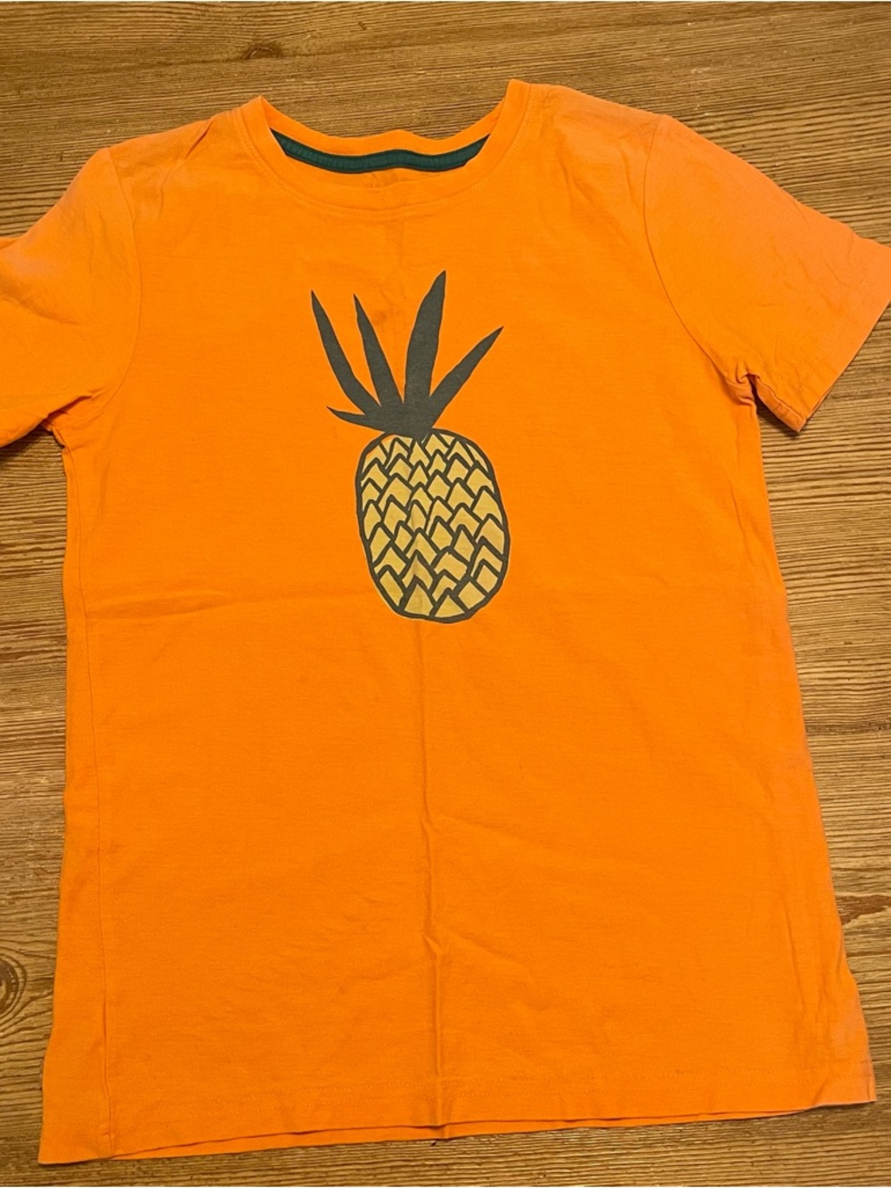Tea Collection Orange Pineapple Graphic Tee